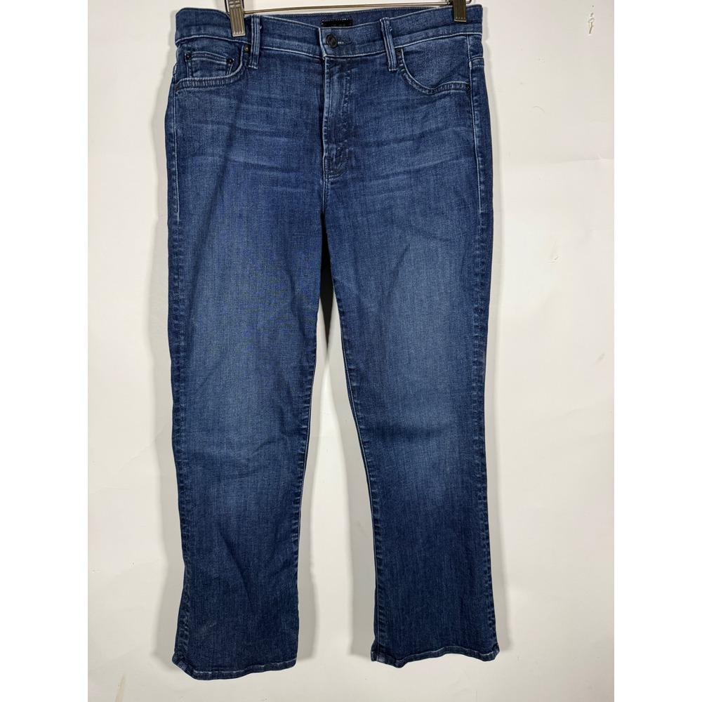 Mother The Insider Crop Jeans Twilight Magic Dark Wash Bootcut Denim USA Size 30